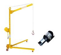 Grue à main pliante portative de petite grue Mobile, support de véhicule de levage électrique(Battery Model 12v 200kg Set)