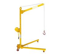 Grue à main pliante portative de petite grue Mobile, support de véhicule de levage électrique(Manual model 200kg Set)