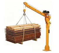 Grue à Moteur électrique 12 V, Palan Télescopique Robuste De 500 Kg | Conception Pliable Pour Montage Sur Camion, Rotation à 360°, Treuil De Levage Télécommandé Pour Camionnettes