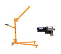 Grue à moteur pliante de 200 à 500kg, support de levage, petite grue Mobile entièrement réglable, treuil électrique 12V/24V inclus(24v-200kg load)