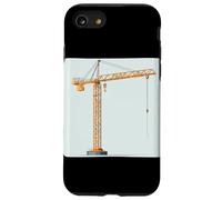 Grue à Tour Jaune pour Les Amateurs de conteneurs et de Construction Coque pour iPhone SE (2020) / 7/8