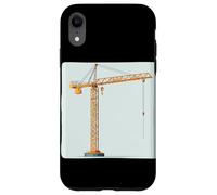Grue à Tour Jaune pour Les Amateurs de conteneurs et de Construction Coque pour iPhone XR