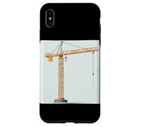 Grue à Tour Jaune pour Les Amateurs de conteneurs et de Construction Coque pour iPhone XS Max