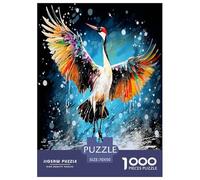 Grue Blanche Puzzle 1000 Pièces Educa Jouet en Bois Jeu D'Intelligence DécoRation Intérieure Jeu Éduchatif Challenge Toy Adultes & Enfants des 14 Ans 70x50cm/1000pcs