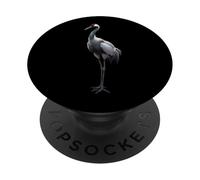 Grue Cendrée Biologiste Ornithologue Nature Oiseau PopSockets PopGrip Adhésif