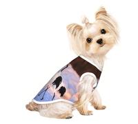 Grue couronnée pour petit chien, gilet respirant, léger et doux, apparence de personnalité exquise. Bonne rétention de la chaleur.