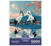Grue couronnée Rouge Puzzle 1000 Pièces Educa Jouet en Bois Cadeau Unique Décoration Intérieure Jeu Éduchatif Challenge Toy Adultes & Enfants des 14 Ans 38x26cm/1000pcs
