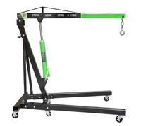 JBM Grue d'atelier – Chèvre de levage hydraulique pliable et mobile 2T