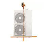 Grue de climatiseur portable avec grande capacité de charge pour l'installation et la réparation d'unités extérieures