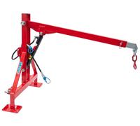 Grue de levage hydraulique 500 kg pour tracteur - Hauteur de levage 2,42 m - Attelage 3 points Torros TAHK0500