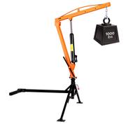 Grue de Levage pour Pick-up et Camionnette 453 6 kg-VEVOR-Montée sur Attelage-Grue Manuelle avec Cric Hydraulique 8 t-pour Machines