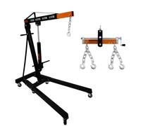 Grue de Moteur 1 Tonne & Équilibreur de Charge Manche Hydraulique Palan Pliable