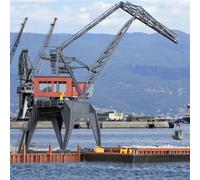 Grue de port pour chargement et déchargement-HO-1/87-KIBRI 38510