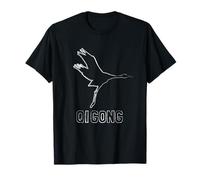 Grue de Qi Gong Tai Chi Qigong Yin Yang T-Shirt