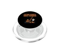 Grue d'halloween - Levage des Esprits Depuis Le Lever du Soleil PopSockets PopGrip pour MagSafe