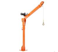 Grue Électrique pour Camionnette-Duoku-Capacité de 1 100 lb-Grue à Plate-Forme Pliable Montée sur Camion-Pivot à 360 °