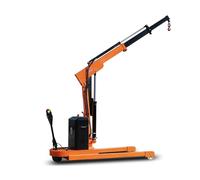 Grue Électro-hydraulique, Grue De Levage Hydraulique Rotative À 180° Avec Flèche Télescopique, Hauteur De Levage 4000 Mm, Grue D'atelier Portable Pliable(Load capacity 2000KG)