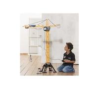 Grue filoguidée DICKIE TOYS 120 cm Rot. 350° Télécommande filaire Cabine ouvrante Jaune/Noir
