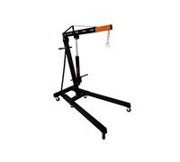 Grue Hydraulique Pliable Palan 2 Tonnes 2000KG Déplacement Objets Lourds Atelier Garage Orange