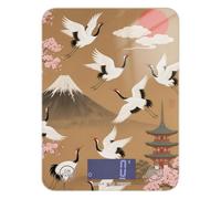 Grue japonaise à fleurs roses avec écran LCD pour nourriture 5 kg/5 g (scénario) Petite échelle de cuisine avec 4 unités pour la cuisson au pesa Digital para alimentos