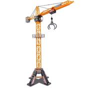 Grue jouet électrique - SVATV - Mega Crane - 120 cm de hauteur - Télécommande incluse - Bras de préhension - Treuil
