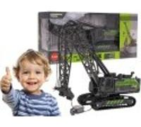 grue METAL Véhicule de construction sur chenilles Modèle de grue pour enfants