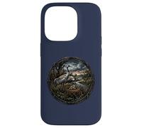 Grue Mignonne ornithologue ornithologue Oiseau de Bonheur et de Sagesse Coque pour iPhone 14 Pro