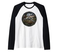 Grue Mignonne ornithologue ornithologue Oiseau de Bonheur et de Sagesse Manche Raglan