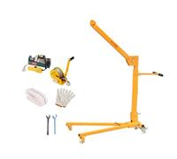 Grue mobile compacte, grue portable manuelle et électrique, appareil de levage d'une capacité de 200 kg/300 kg/500 kg for usage domestique(200KG)