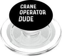 Grue opérateur Dude - Construction aérienne de Tour vieillie PopSockets PopGrip pour MagSafe