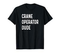 Grue opérateur Dude - Construction aérienne de Tour vieillie T-Shirt