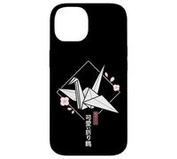 Grue Origami Kawaii Classique - Esthétique Japonaise Sakura Coque pour iPhone 14