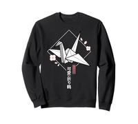 Grue Origami Kawaii Classique - Esthétique Japonaise Sakura Sweatshirt