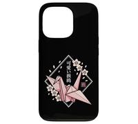 Grue Origami Kawaii - Japonais Sakura Esthétique Coque pour iPhone 13 Pro