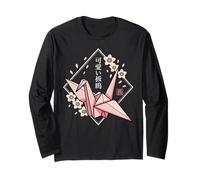 Grue Origami Kawaii - Japonais Sakura Esthétique Manche Longue
