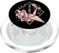 Grue Origami Kawaii - Japonais Sakura Esthétique PopSockets PopGrip pour MagSafe