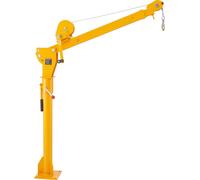 Grue Pick Up VEVOR, capacité de charge de 499 kg, grue de camion pliable avec treuil de 499 kg, grue de chargement en acier, grue d'atelier pivotant à 360°, grue de levage à soulever
