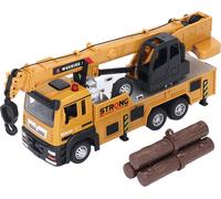 Grue pour enfants Camion en alliage Améliorer la conception dynamique pour le véhicule de récupération éducatif de coordination pour le cadeau de vacances