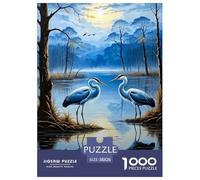 Grue Puzzle 1000 Pièces Adultes Animaux Puzzles 1000 Pièces Jeu De Team Building Décor À La Maison 38x26cm/1000pcs