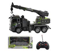 Grue radiocommandée, jouet de voiture technique | Jouet de voiture vraiment cool, jouet pelleteuse télécommandée, jouet de montage de voiture à monter soi-même, cadeau pour