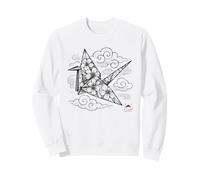 Grue Sakura - Art de l'origami Japonais Sweatshirt