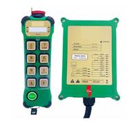 Grue Télécommandée Grue Radio sans fil industrielle à vitesse, 8 boutons, commutateurs de télécommande, contrôleur de levage de grue sur rail(1T1R,AC110-460)