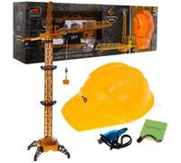 Grue Télécommandée Pour Enfants 3+ Kit De Construction Casque + Accessoires + Fonctions Interactives