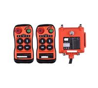 Grue Télécommandée Support de télécommande sans fil for grue industrielle, grue solide à double vitesse, télécommande(2T 1R,Q400-1SPEED_12-24)