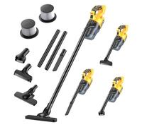 Gruecoinno Aspirateur sans fil pour batterie Dewalt 20 V, aspirateur à main 500 W avec filtre lavable, aspirateur balai portable pour sol, tapis, voiture, bois dur, poils d'animaux domestiques