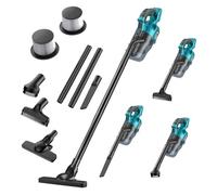 Gruecoinno Aspirateur sans fil pour batterie Makita 18 V, aspirateur à main de 500 W avec filtre lavable, aspirateur balai portable pour sol, moquette, voiture, bois dur, poils d'animaux domestiques