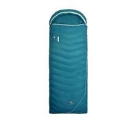 Grüezi Bag - Downwool Subzero Comfort 2.0 - Sac de couchage Autumn Blue - Ouverture droite