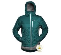 Grüezi Bag - Refreshful SilkWool Jacket - Doudoune homme Ocean Green-Grey - S