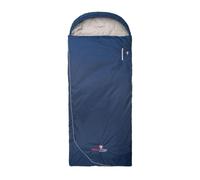 Grüezi Bag - Wolle Camp Comfort XXL - Sac de couchage Night Blue - Wide - Ouverture droite