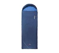 Grüezi Bag - Biopod Wolle Camp Cotton Comfort - Sac de couchage synthétique - bis 191 cm Körpergröße - 225 x 80 cm - night blue